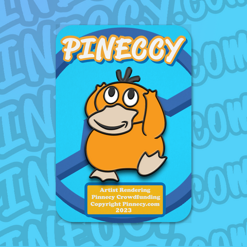 PinDuck Pecc-emon Pineccy AZ Smile Pin (In-Stock)