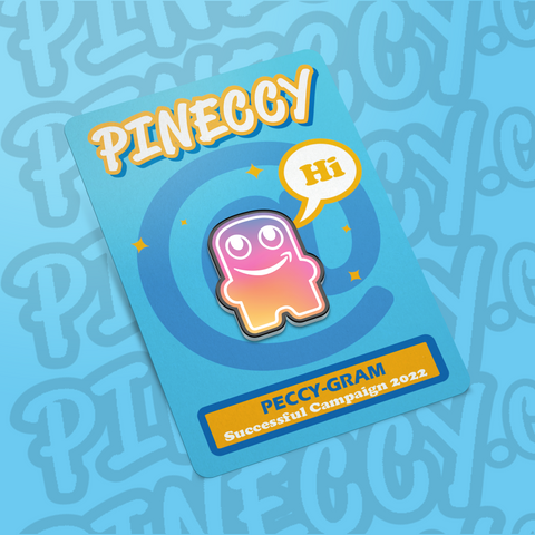 Peccy-Gram Pineccy Smile AIR Pin