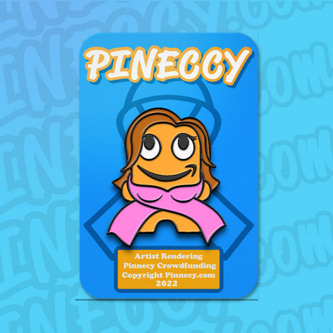 Breast Cancer Awareness Pineccy Pin - (In-Stock)