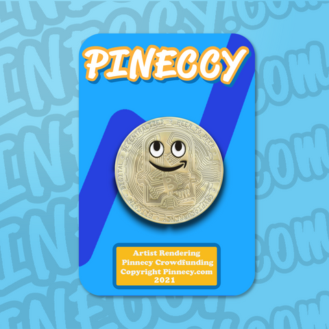 Peccy Pin-Coin Gold Pin (In Stock)