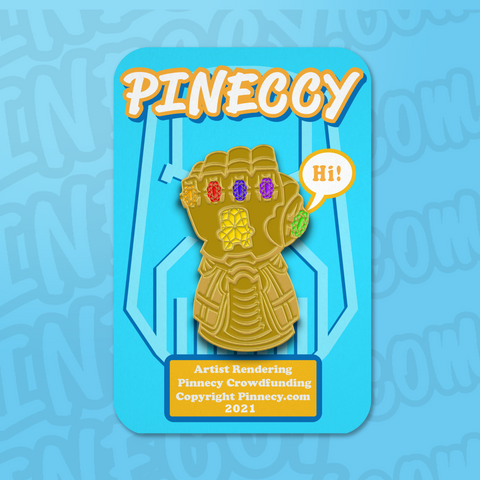 Pinfinity Gauntlet Pin  (In Stock) 10% Off